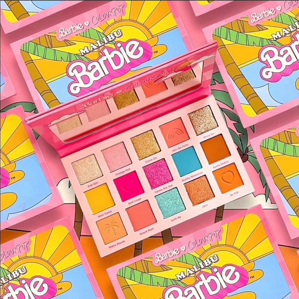 NWT EYESHADOW PALETTE ColourPop MALIBU BARBIE - Picture 8 of 9